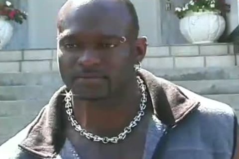 African gay With A taskmaster dick