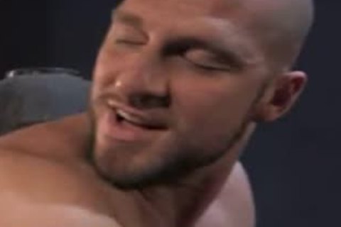 sleazy red jockstrap wazoo hole men slut