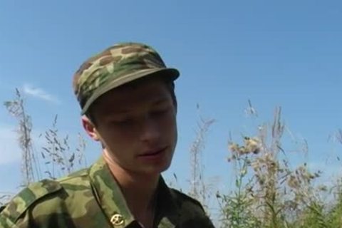 A young Military duett have a pleasure Some Sex outside