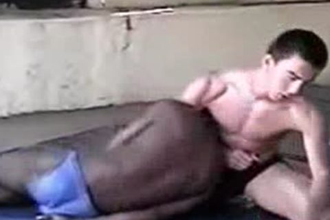 White teen DOMIINATES dark teen