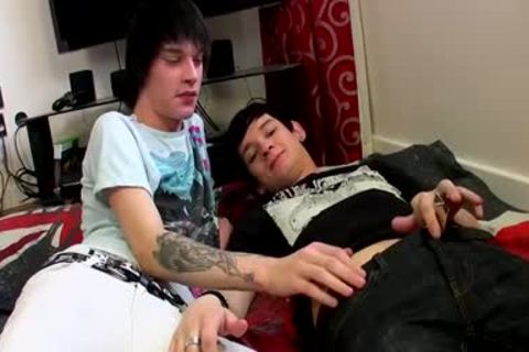 Inked Emo twink Lewis Romeo drills His dirty friend Kyle