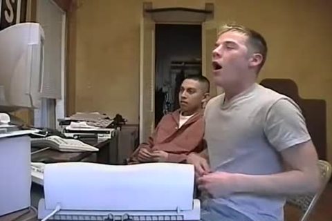 teen Deepthroating jocks Uncut cock And Licking his nuts