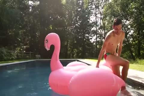 Two sleazy men In A Pool poke