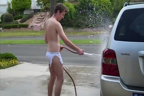 Boner boy nude On The Public Street