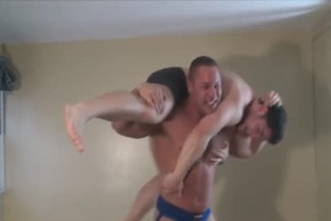 Brock And Rob Wrestle