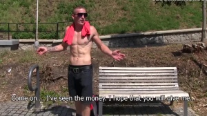 Sportive Czech dilettante in reality pov painfully