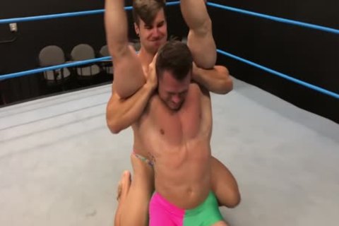 Muscle Hunks Wrestling