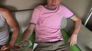 boyz plowing each other?s asses in an impromptu 3some