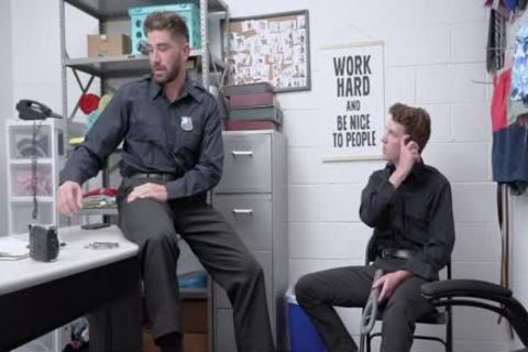 Bored Of Being Straight, Two Guards poke Each Other