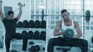 Noir Male: Muscle Mateo Fernandez and Zario Travezz rimjob