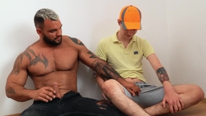 Inked Falcon need plowing hard