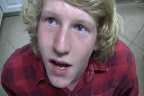 nailing Out His teen slit