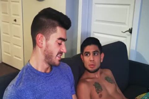 Sad Roommate Needs Hard weenie To Cheer Him Up