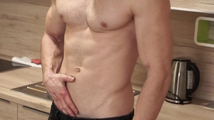 Maskurbate - Athletic model wishes slamming hard in mask