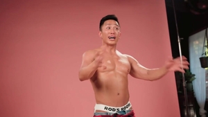 Rodsroom: Brunette DeAngelo Jackson ramming hard HD