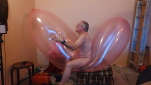 Balloonbanger 83) Ride Hump Pop gigantic Blimp Balloon!