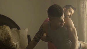 FetishMen - Hitchhiker Casey Everett touching uncut cock