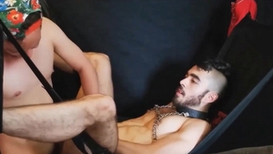 AmericanMuscleHunks - Randy among tight Rex condom ass fucking