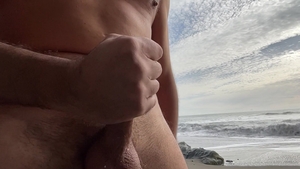 lusty Beach Play With Myself stroking At Secluded undressed Beach