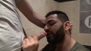 ClubBangBoys - Cumshot in public next to brunette