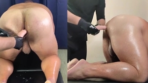 My butthole gets banged By dildos And Then this guy Milks My Load And Eat