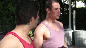 Men: Beach Bumming between Brendan and Ricky