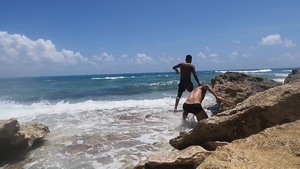 Str8 Chaser: Sand, Surf, and Sucking Action