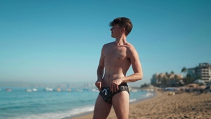 Men: Sandy Dicks In Sun-drenched Sand