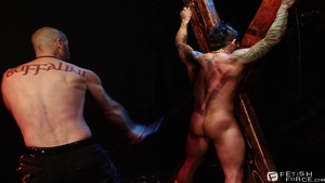 Fetish Force: Grimacing Through the Flogging: Draven & Tony