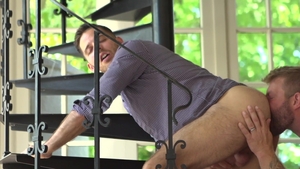 Chiziqli leggings porno